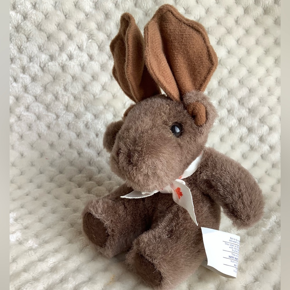 MJC Purr Fection Little Moose Plush Stuffed Animal Toy
